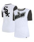 Фото #1 товара Women's White Chicago White Sox Colorblock T-shirt