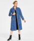 Фото #3 товара Women's Denim Trench Coat, Created for Macy's