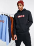 Levi's hoodie with boxtab logo in black