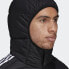 adidas men Essentials Midweight Down Hooded Jacket