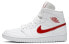 Air Jordan 1 Mid White University Red BQ6472-106 Sneakers