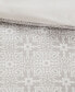 Фото #8 товара Malia Embroidered Cotton 4-Pc. Duvet Cover Set, King/California King