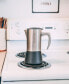 Фото #4 товара Milano Steel Stainless Steel Stovetop Espresso Maker Moka Pot 6 Espresso Cup Size 10 oz