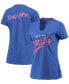 Фото #2 товара Women's Royal Buffalo Bills Riley V-Neck T-shirt