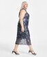 Фото #3 товара Trendy Plus Size Printed Mesh Bodycon Dress, Created for Macy's