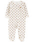 Baby Floral 2-Way Zip Cotton Sleep & Play Pajamas 3M