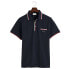 Фото #1 товара GANT 2-Col Tipping Pique Short Sleeve Polo