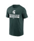 Фото #3 товара Men's Green Michigan State Spartans Football T-Shirt