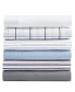 Фото #13 товара Aevery Stripe Microfiber 3 Piece Sheet Set, Full