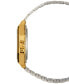 ფოტო #2 პროდუქტის Men's Digital Vintage Gold-Tone Stainless Steel Bracelet Watch 39x39mm A159WGEA-1MV