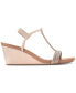 ფოტო #4 პროდუქტის Women's Mulan Embellished Wedge Sandals, Created Macy's