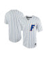 ფოტო #2 პროდუქტის Men's White, Royal Florida Gators Pinstripe Replica Full-Button Baseball Jersey