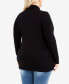 Фото #5 товара Plus Size Everly High Rolled Neck Tunic Top