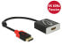 Delock 0.2m - Displayport/HDMI - 0.2 m - DisplayPort - HDMI - Male - Female - Gold