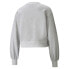 Puma Classics Puff Sleeve Crew Neck Sweatshirt Womens Grey 531616-04