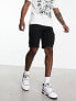 Only & Sons jersey cargo short in black