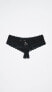 Фото #2 товара Hanky Panky Women's 180623 Black Lace Keyhole Cheeky Panty Underwear Size S