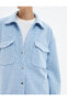 Фото #9 товара Oversize Gömlek Ceket Çıtçıt Düğmeli Kapaklı Cepli