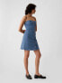 Strapless Denim Mini Dress