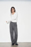 ZW COLLECTION 100% WOOL TEXTURED TROUSERS