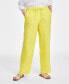 Women's 100% Linen Drawstring-Waist Pants, Created for Macy's