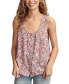 Фото #1 товара Women's Cotton Floral-Print Military Tank Top