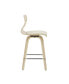 Folia Mid-Century Modern Counter Stool, Set of 2