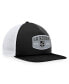 Men's Black, White Los Angeles Kings Foam Front Patch Trucker Snapback Hat