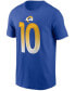 Фото #2 товара Men's Cooper Kupp Royal Los Angeles Rams Name and Number T-shirt