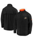 ფოტო #3 პროდუქტის Men's Black Anaheim Ducks Authentic Pro Locker Room Rink Raglan Full-Zip Jacket