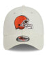 Men's Cream Cleveland Browns Classic 39THIRTY Flex Hat