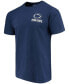 Фото #3 товара Men's Navy Penn State Nittany Lions Comfort Colors Campus Icon T-shirt