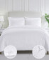 Фото #3 товара Luxury Duvet Cover Only - 400 Thread Count 100% Cotton Sateen Comforter Cover, Button Closure and Corner Ties by