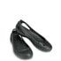 Crocs Kadee 11215-060 Women's Black Rubber Round Toe Slip On Flats Size US 7M