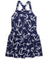 ფოტო #1 პროდუქტის Toddler & Little Girls Anchor-Print Cotton Jersey Dress