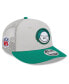 Бейсболка New Era мужская кремовая с келли-зеленым цветом Philadelphia Eagles 2023 Sideline Historic Low Profile 9FIFTY Snapback Hat - фото #1