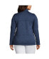 ფოტო #3 პროდუქტის Plus Size School Uniform Sweater Fleece Quarter Zip Pullover