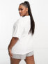 Фото #1 товара ASOS DESIGN Curve 2 pack oversized t-shirt in black & white