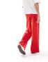 Фото #5 товара ASOS DESIGN smart loose fit trousers in red