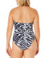 Фото #2 товара Women's Twist-Front Strapless One Piece Swimsuit