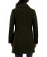 ფოტო #2 პროდუქტის Women's Single-Breasted Peacoat & Scarf