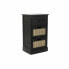 Chest of drawers DKD Home Decor Black Natural Wood Paolownia wood Vintage 40 x 30 x 70,5 cm