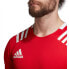 ფოტო #5 პროდუქტის ADIDAS 3 Stripes Fitted Rugby short sleeve T-shirt