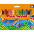 BIC Plastidecor Wax Crayon Pencils Box 24 Units