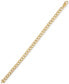 ფოტო #4 პროდუქტის Curb Link Chain Bracelet in Gold-Tone Ion-Plated Stainless Steel, Created for Macy's ( Also available in Stainless Steel)