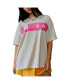 Фото #2 товара Women's White Led Zeppelin Block Letters Merch T-shirt