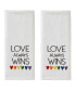 Фото #1 товара Pride Cotton 2 Piece Hand Towel Set, 25" x 16"