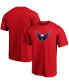 Фото #1 товара Men's Red Washington Capitals Primary Team Logo T-shirt