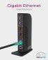 Фото #9 товара ICY BOX IB-DK2242AC - Wired - USB 3.2 Gen 1 (3.1 Gen 1) Type-A - 3.5 mm - 10,100,1000 Mbit/s - Black - 5000 Gbit/s