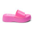 Фото #1 товара BEACH by Matisse Solar Platform Womens Pink Casual Sandals SOLAR-657